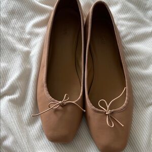 Madewell Light Brown Ballet Flats